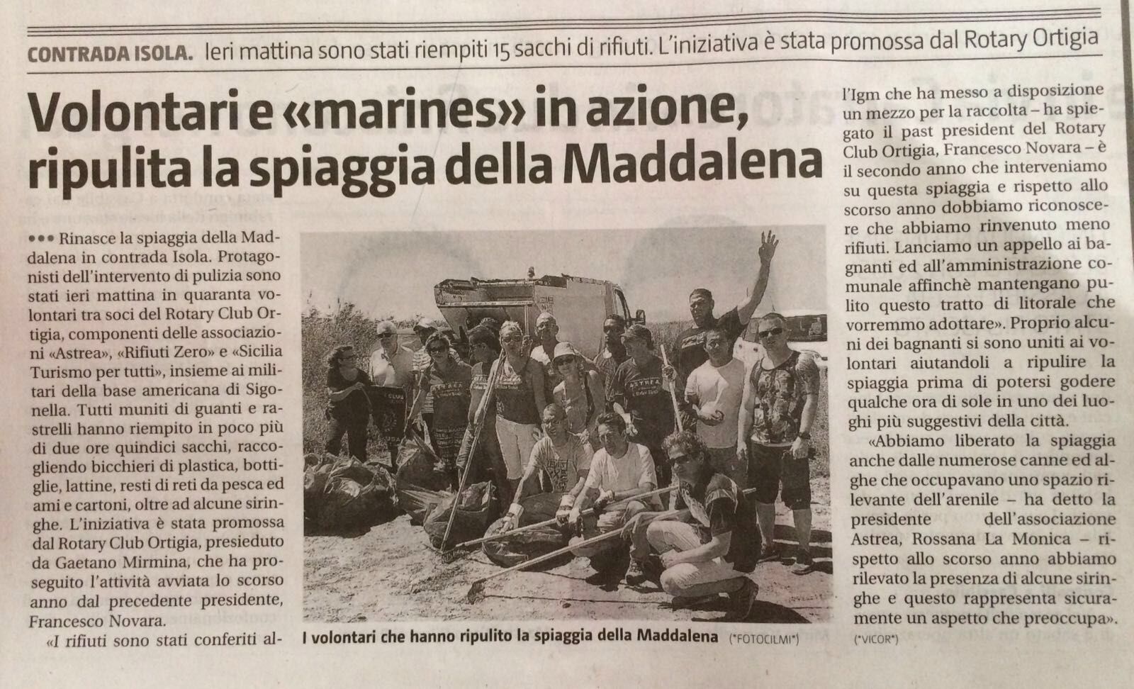 Ripulita la Spiaggia della Maddalena